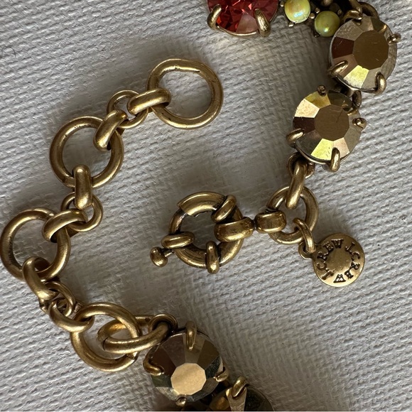 J. Crew Multicolor Crystal Foliage Necklace - Picture 2 of 3